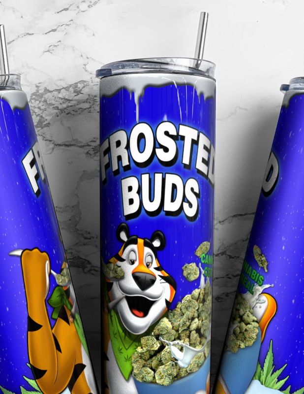 Frosted Buds Tumbler