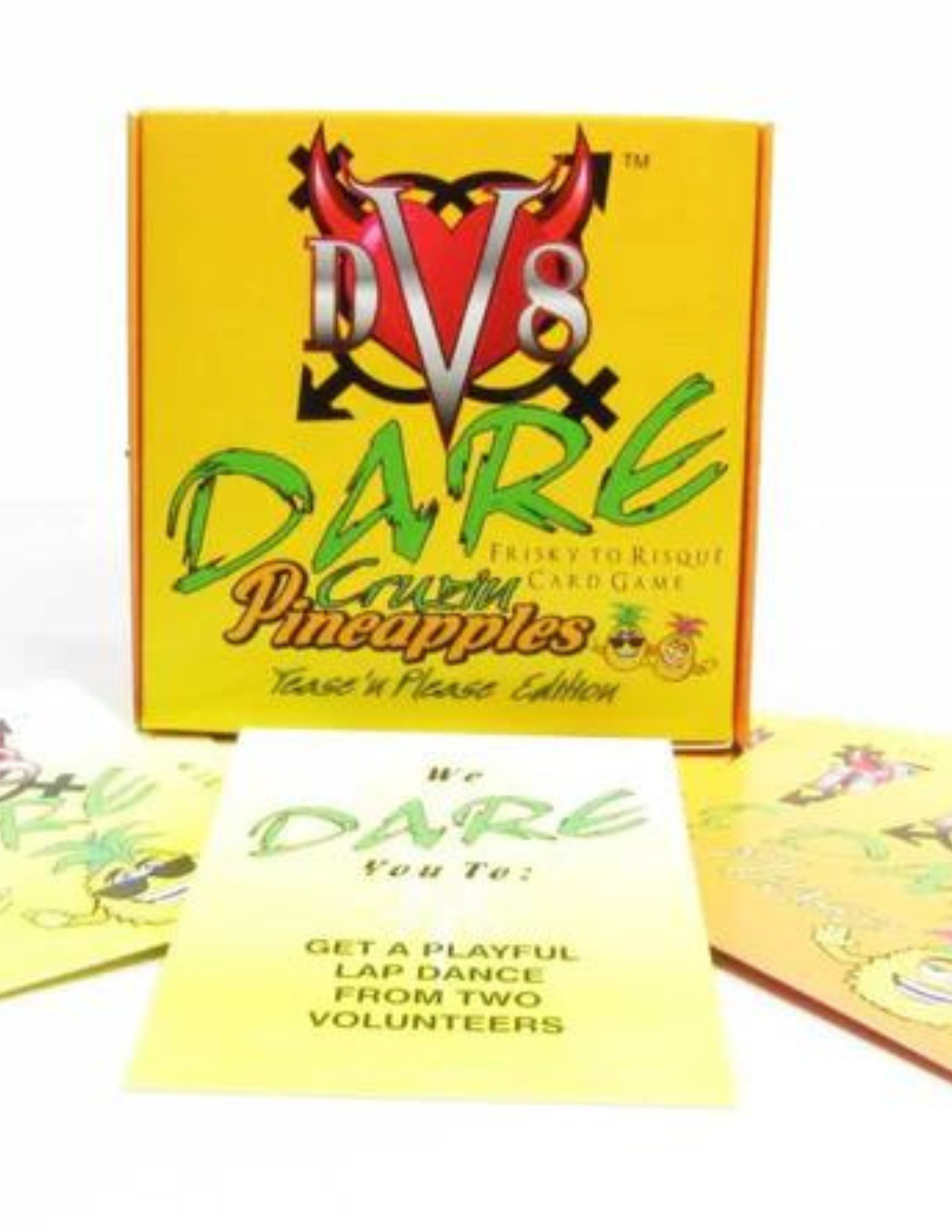 DV8 Dare™ Cruzin Pineapples Tease and Please Edition Frisky to Risque Adult Card Game