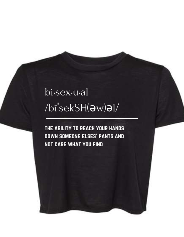 Bisexual Definition Relaxed Crop Top