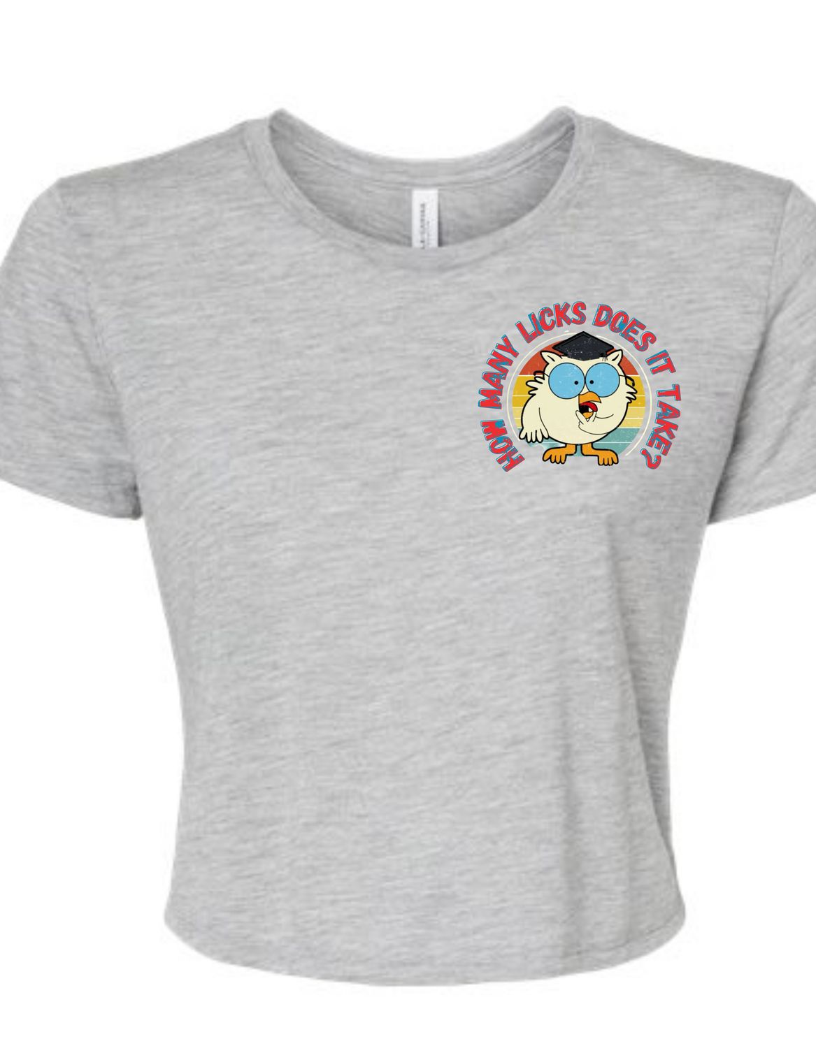 How Many Licks Does It Take Relaxed Crop Top