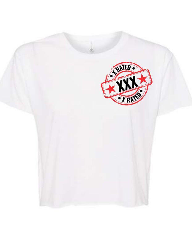 X Rated Relaxed Crop Top