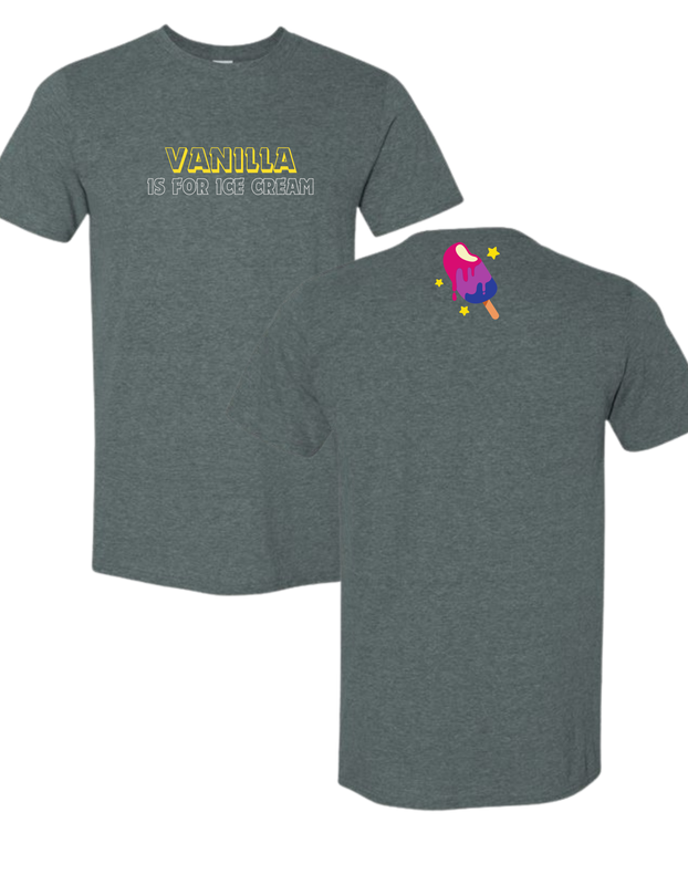 Bisexual Vanilla Is For Ice Cream T-Shirt