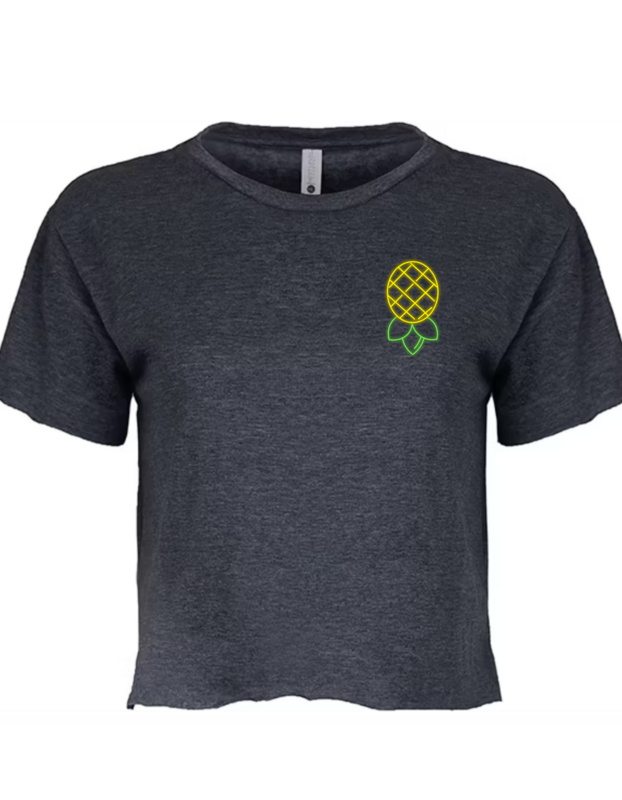 Retired Monogamist Front and Back Relaxed Crop Top