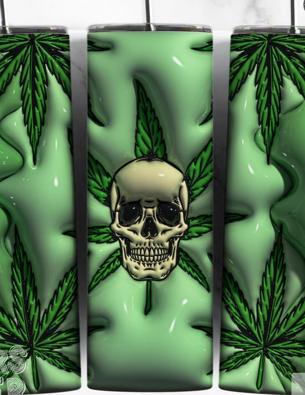 Dope Skull Marijuana Tumbler