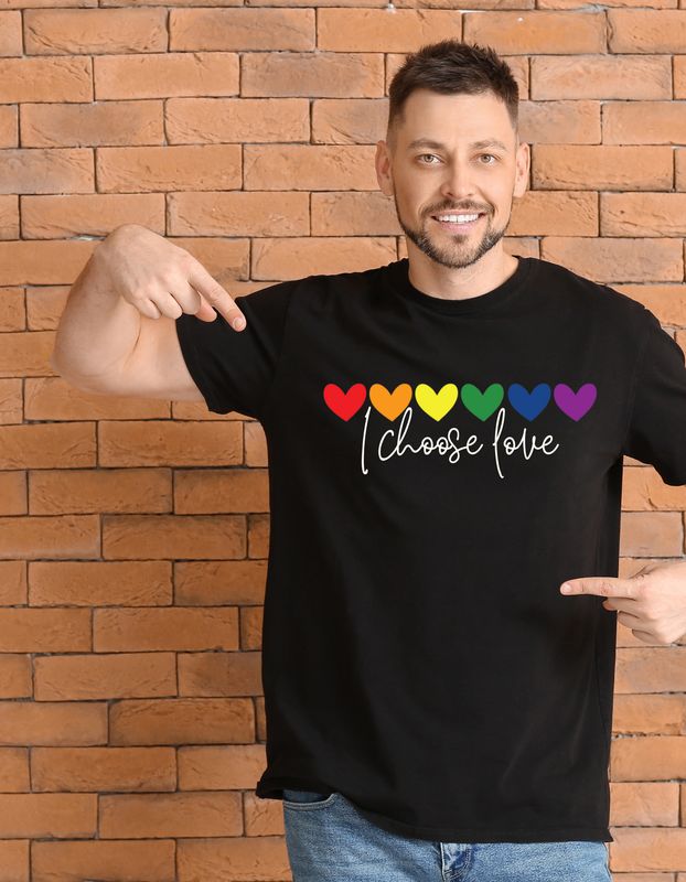 I Choose Love Men's/Womens Unisex T-shirt