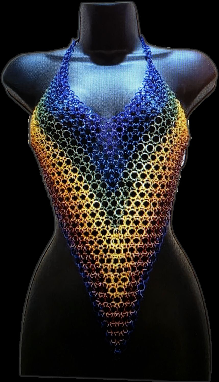 Pride Chainmail Heart Shaped Top