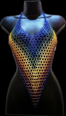 Pride Chainmail Heart Shaped Top