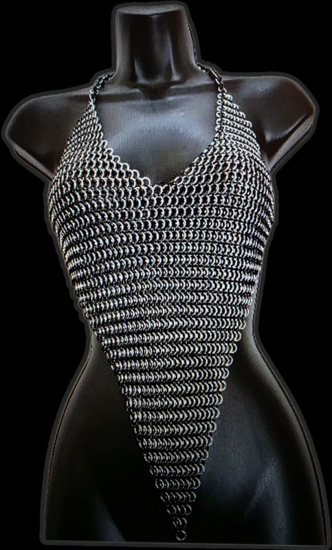 Heart Shaped Chainmail Top