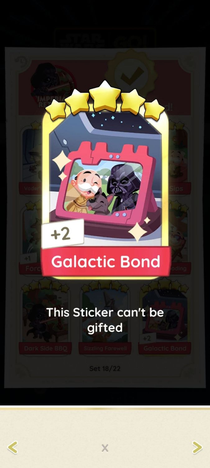 Monopoly GO! Gold Sticker 