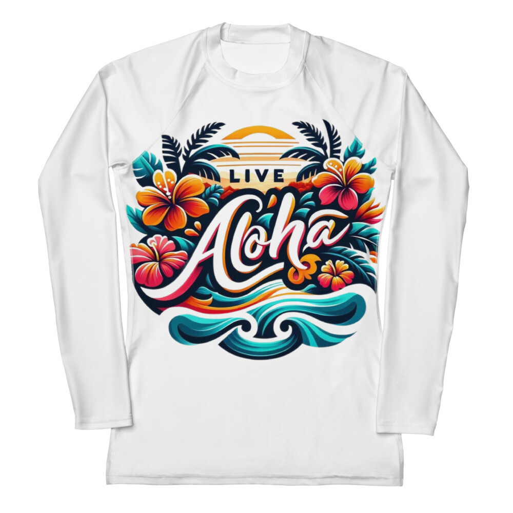 Live Aloha Women&#39;s Rash Guard