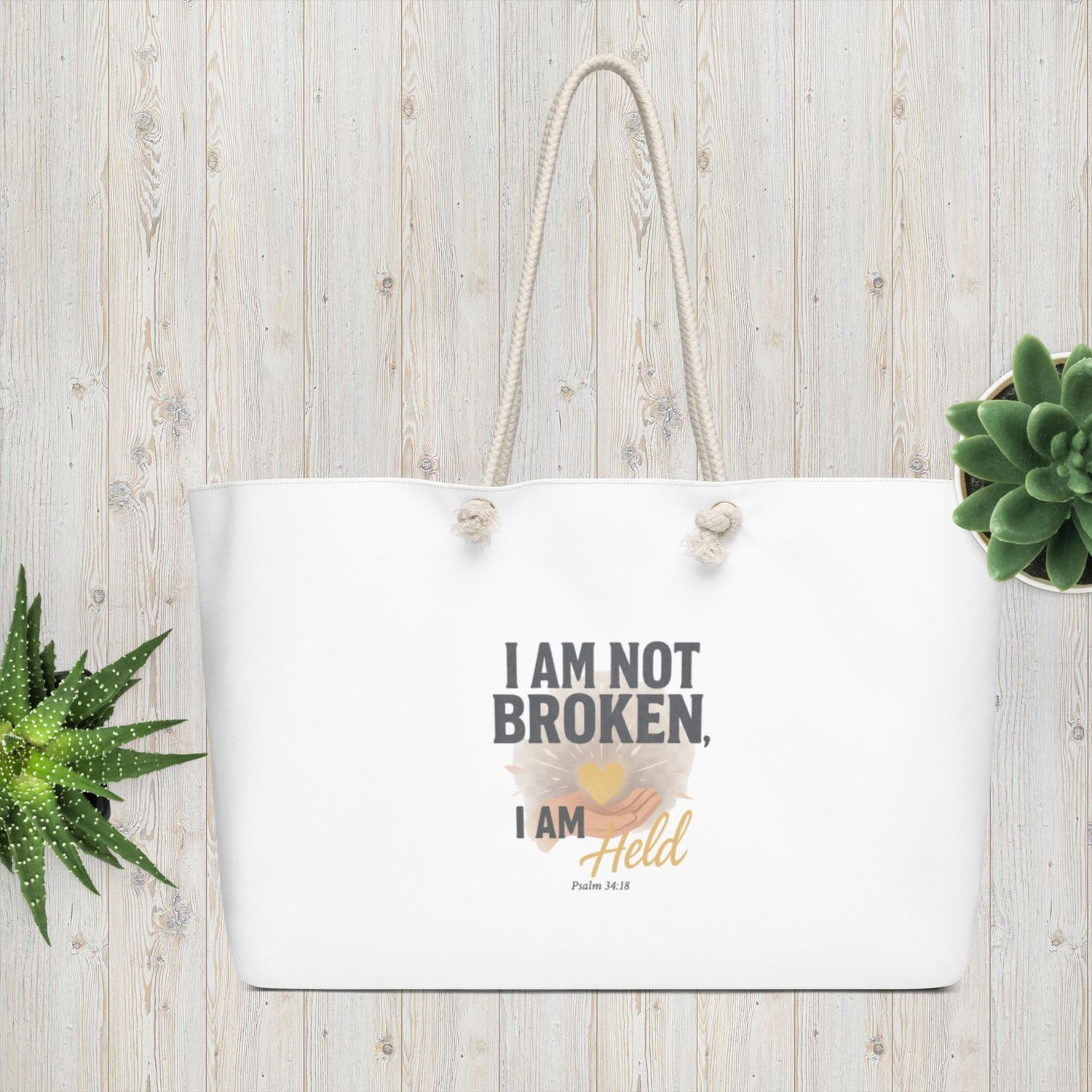 Oversized weekender bag