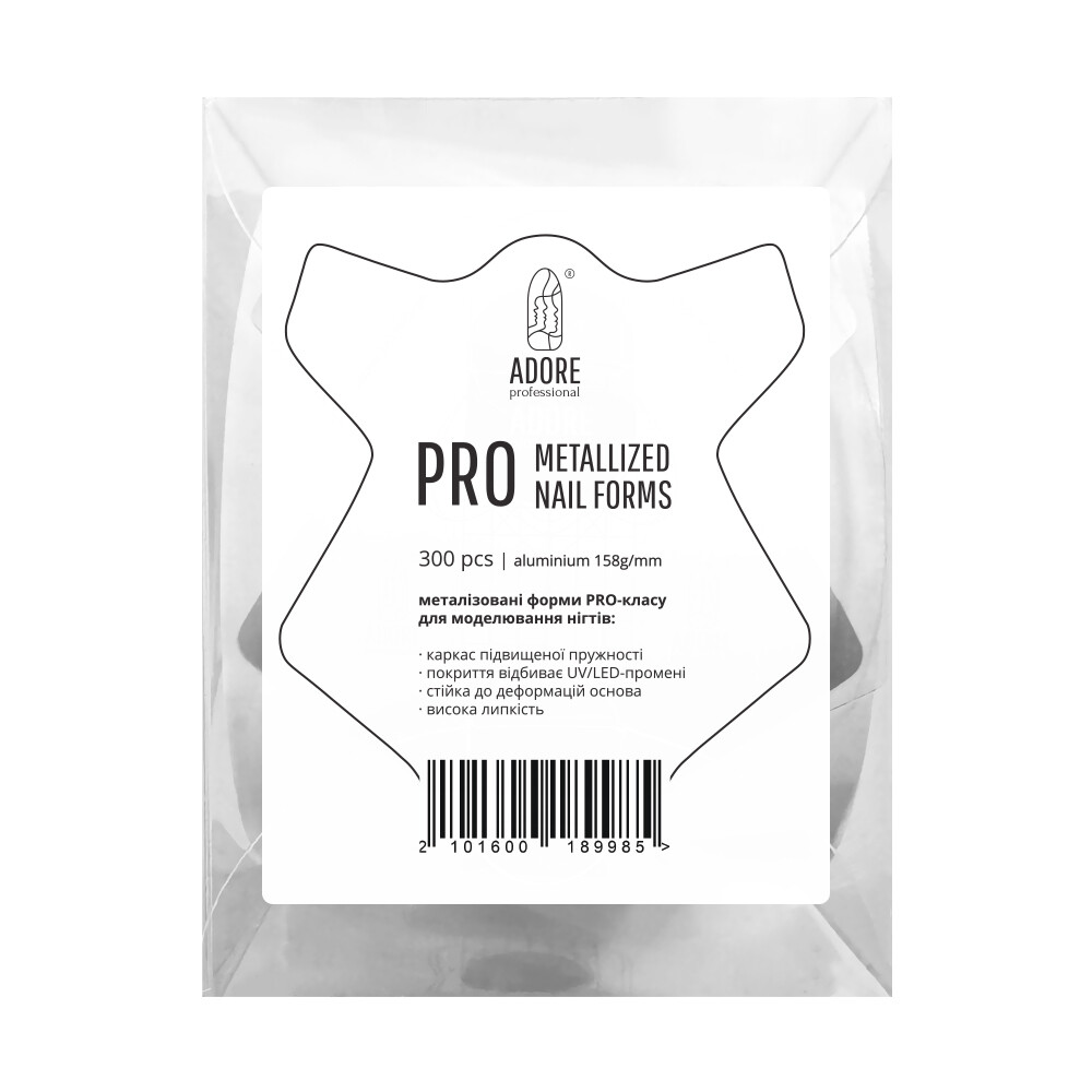 PRO Metalized Nail Forms 300un