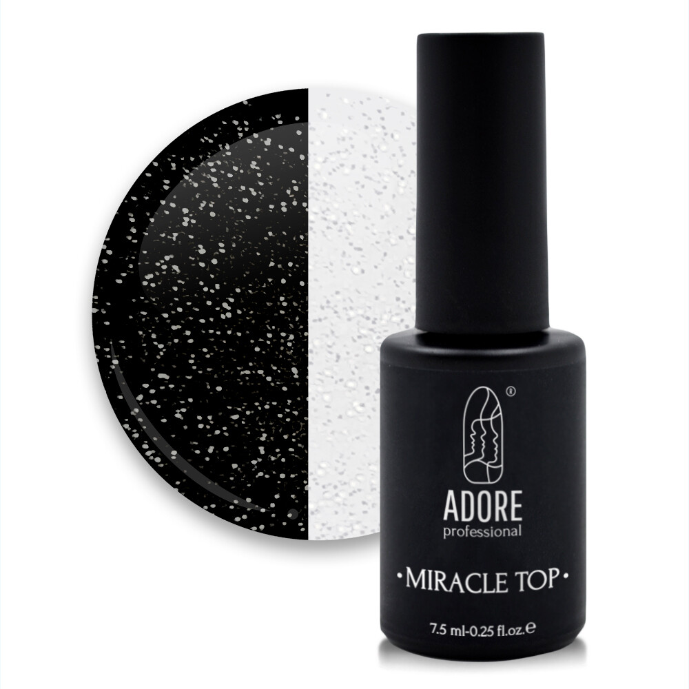 Miracle Top 7,5ml №6 - glitero prateado