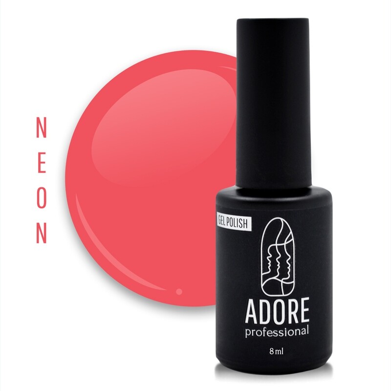 Verniz de gel neon 8ml N-04 - coral