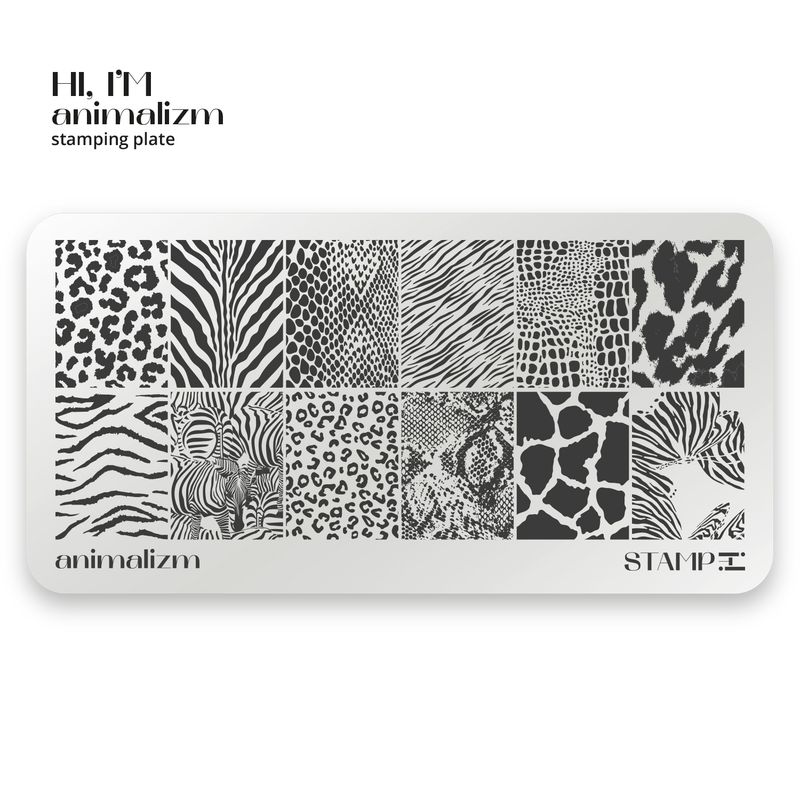 STAMP IT! placa de carimbo - ANIMALIZM