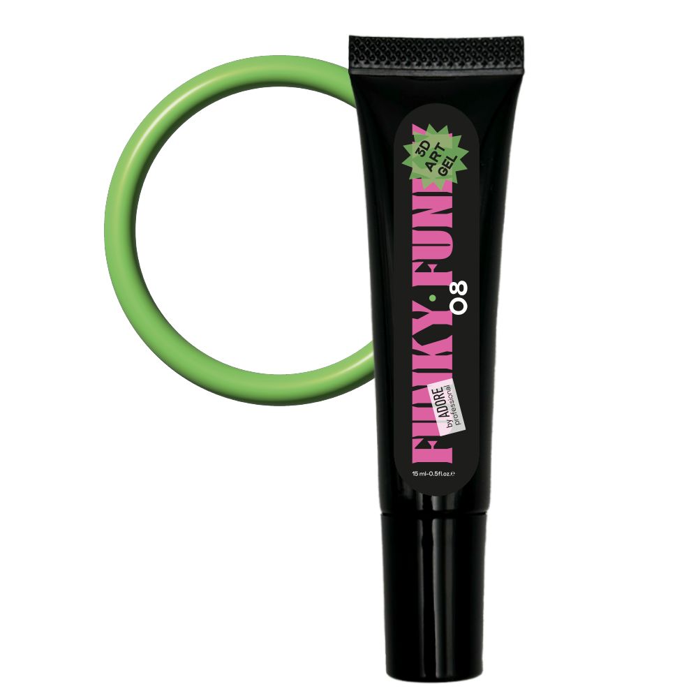 3D Funky Art Gel 15ml №08 - verde limão