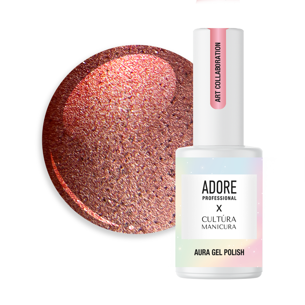 Verniz de gel &#39;cat&#39;s eye&#39; 8ml - A-01 &#39;raw&#39;