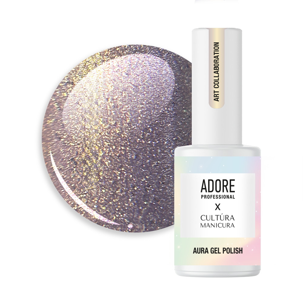 Verniz de gel &#39;cat&#39;s eye&#39; 8ml - A-03 &#39;fleur&#39;
