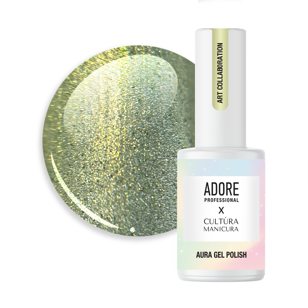 Verniz de gel &#39;cat&#39;s eye&#39; 8ml - A-08 &#39;toxic&#39;