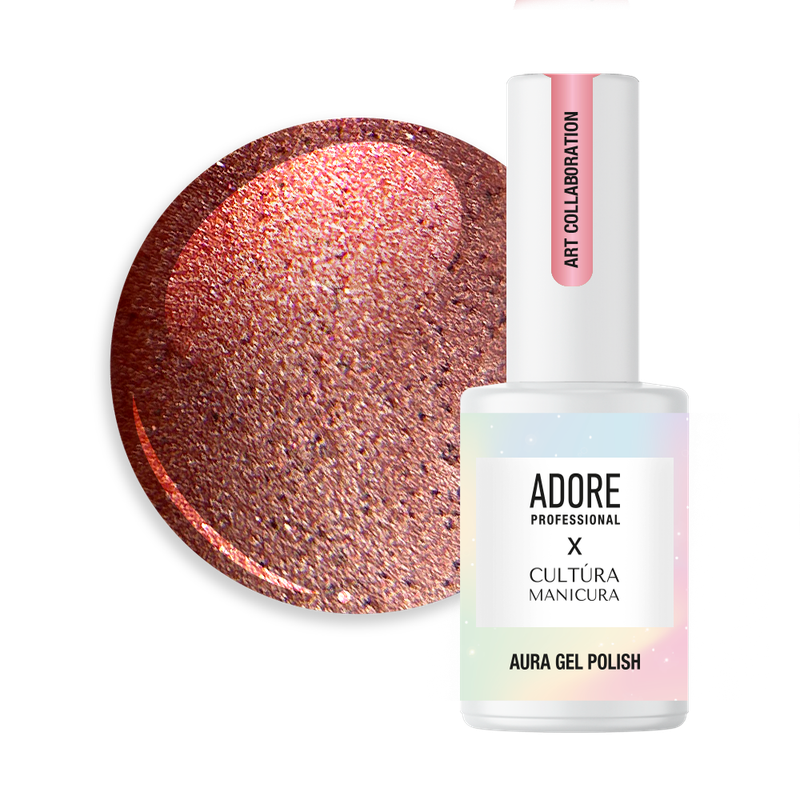 Verniz de gel &#39;cat&#39;s eye&#39; 8ml - A-01 &#39;raw&#39;
