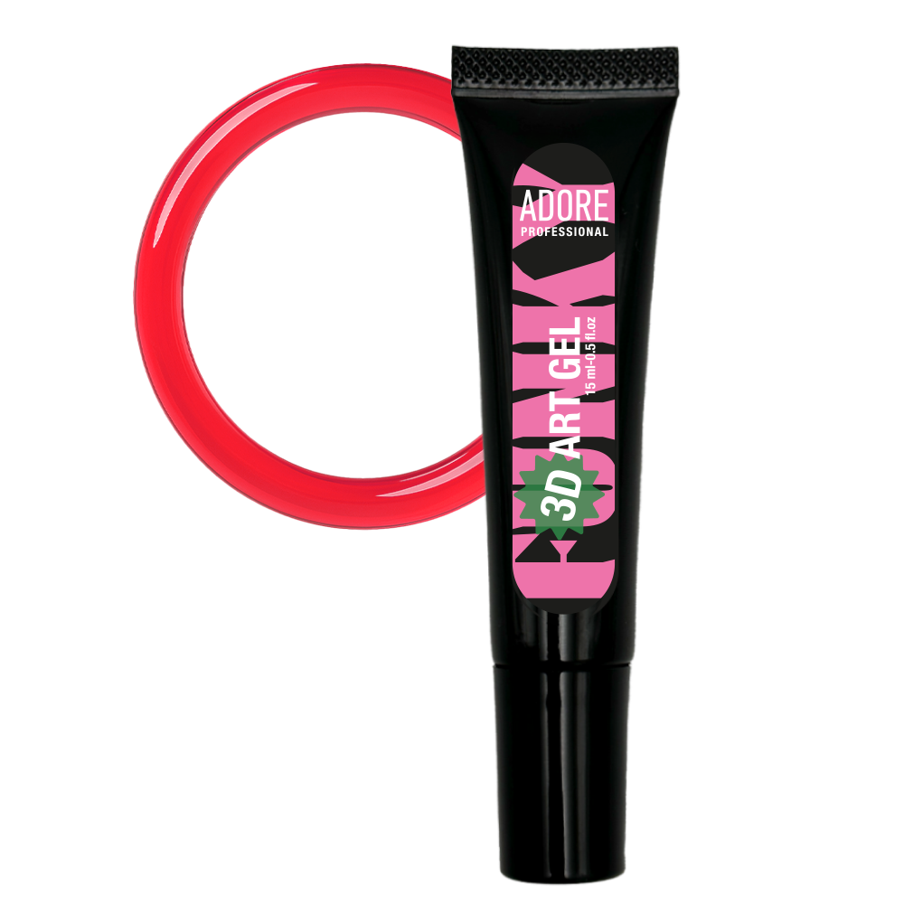 3D Funky Art Gel 15ml №11 - coral glass