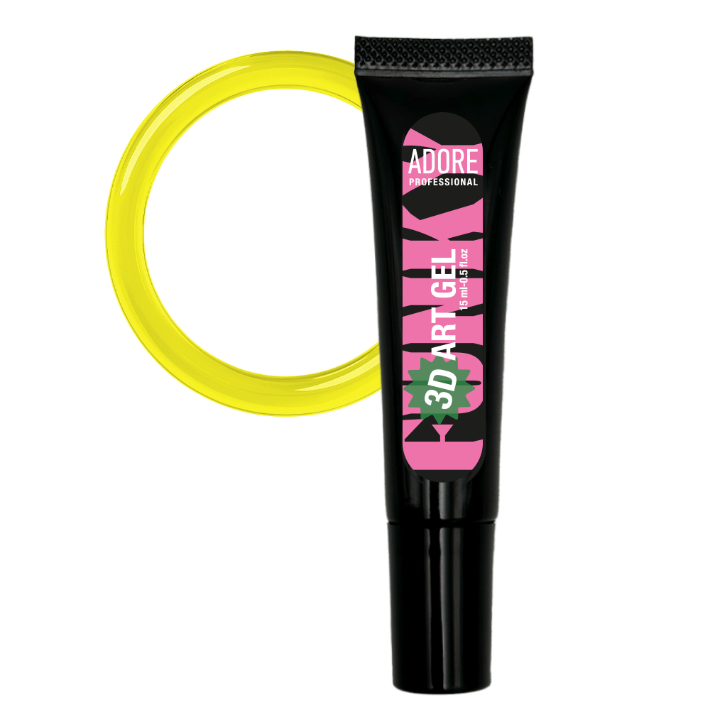 3D Funky Art Gel 15ml №14 - lemon glass