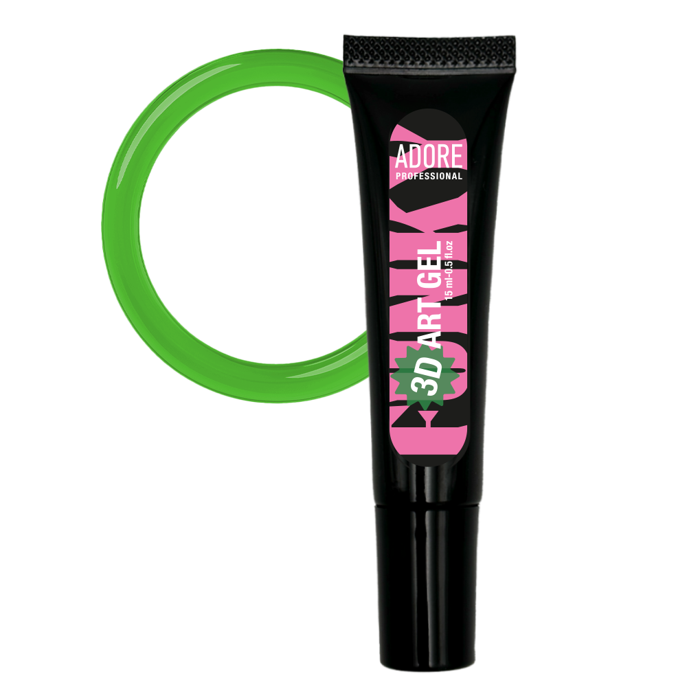 3D Funky Art Gel 15ml №15 - lime glass