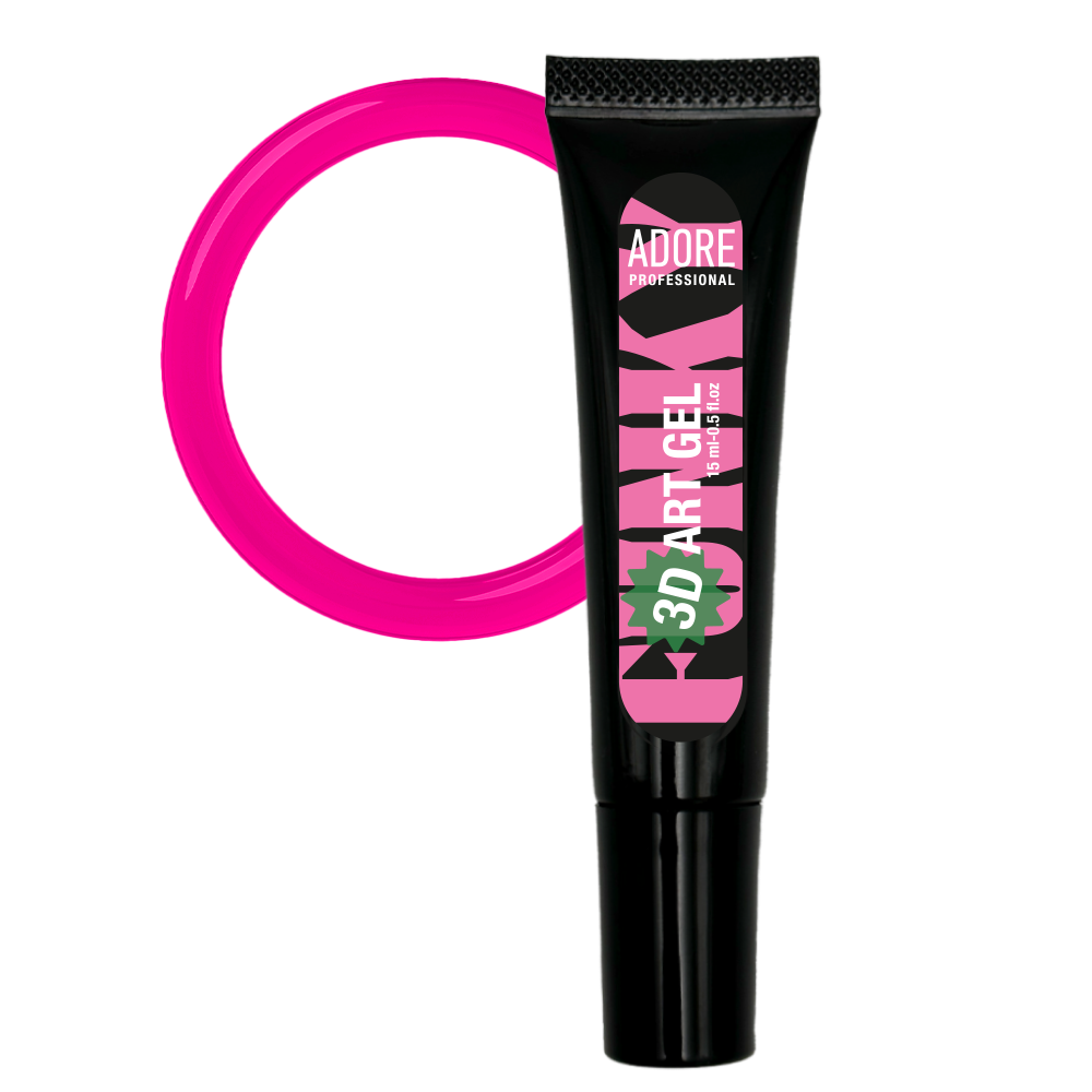 3D Funky Art Gel 15ml №19 - crimson glass