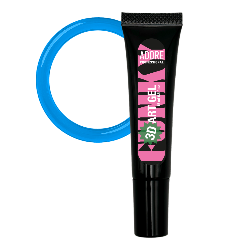 3D Funky Art Gel 15ml №17 - blue glass