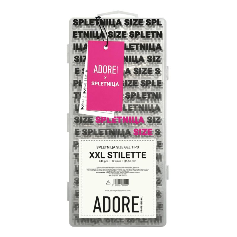 SPLETNIца SIZE gel tips XXL | STILETTE