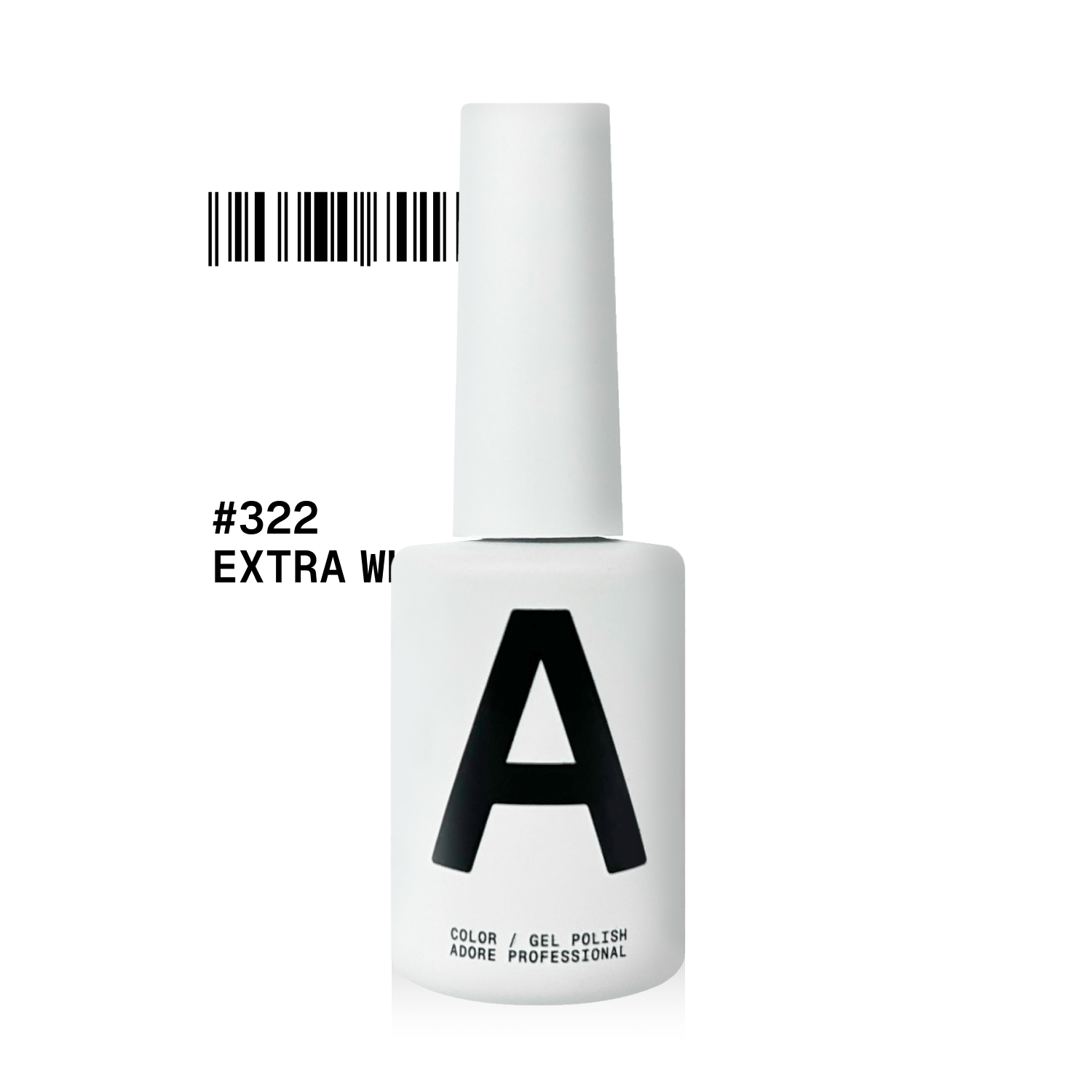 Verniz de gel Basic Palette 12ml №322 - extra white