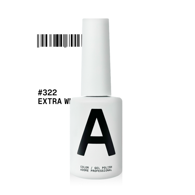 Verniz de gel Basic Palette 12ml №322 - extra white