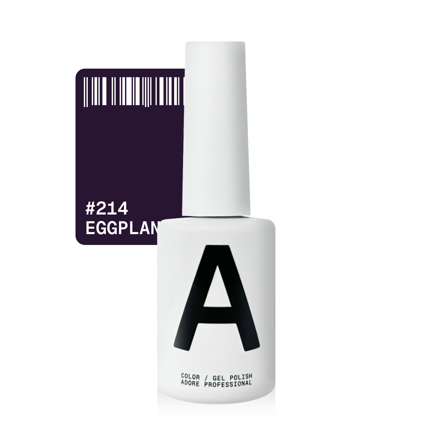 Verniz de gel Basic Palette 12ml №214 - eggplant