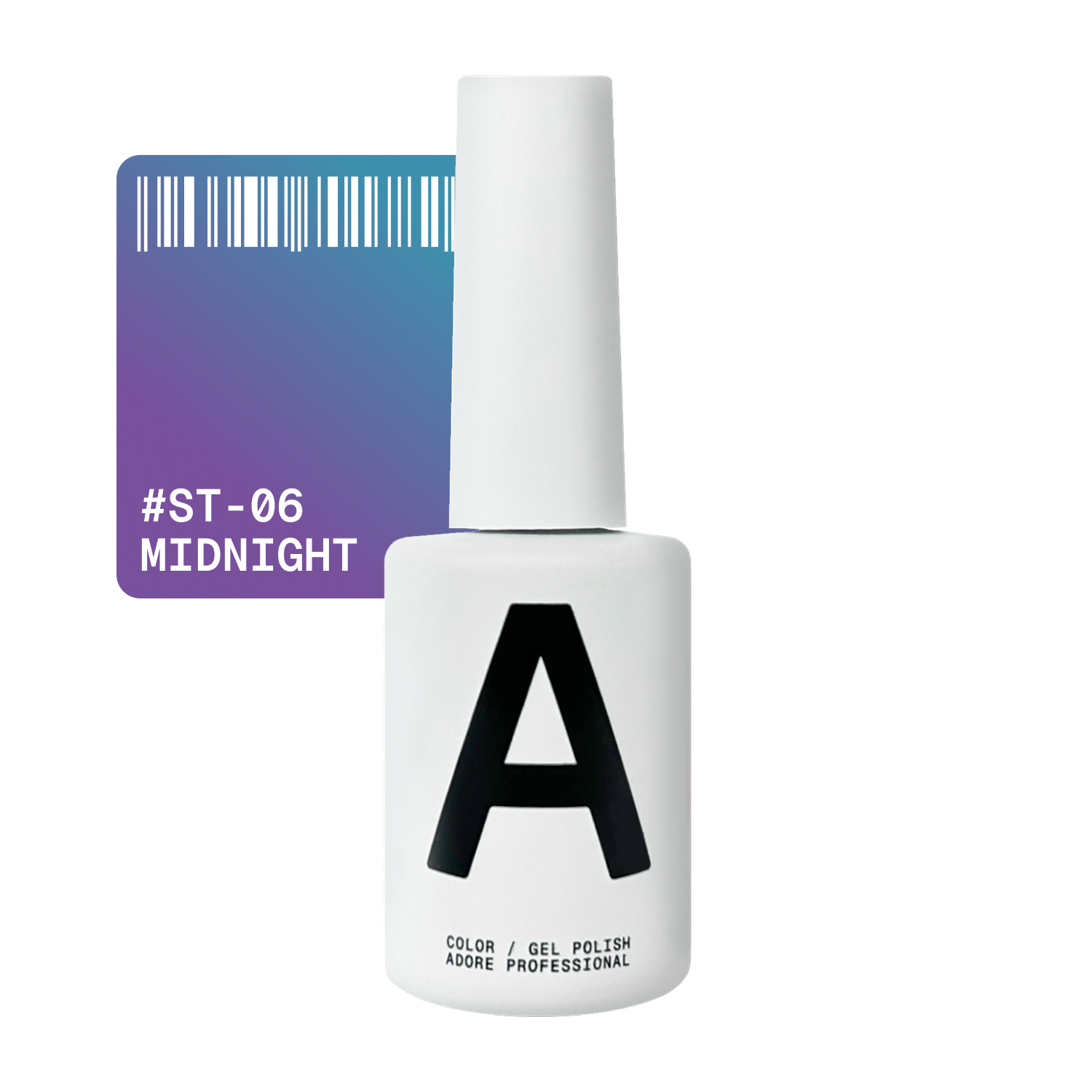 Verniz de gel Cat's Eye Satin 12ml ST-06 - midnight