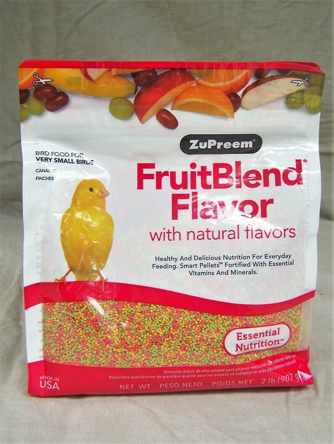 Zupreem FruitBlend Flavor with Natural Fruit Flavors Extra Small Bird