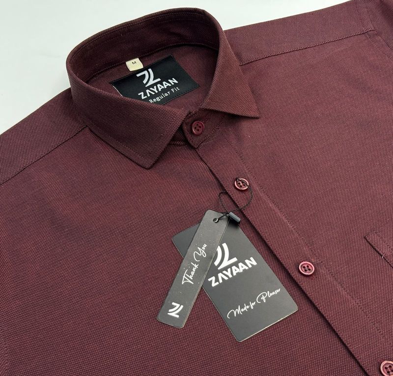 Premium Formal Shirt [Burnt Maroon]