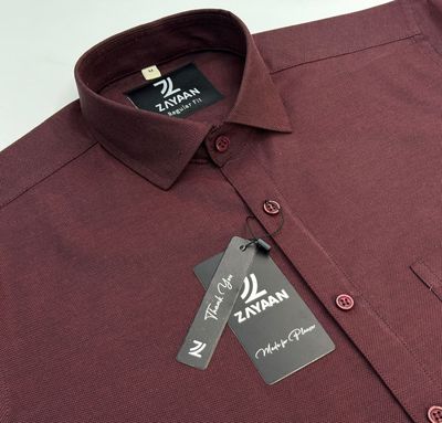 Premium Formal Shirt [Burnt Maroon]