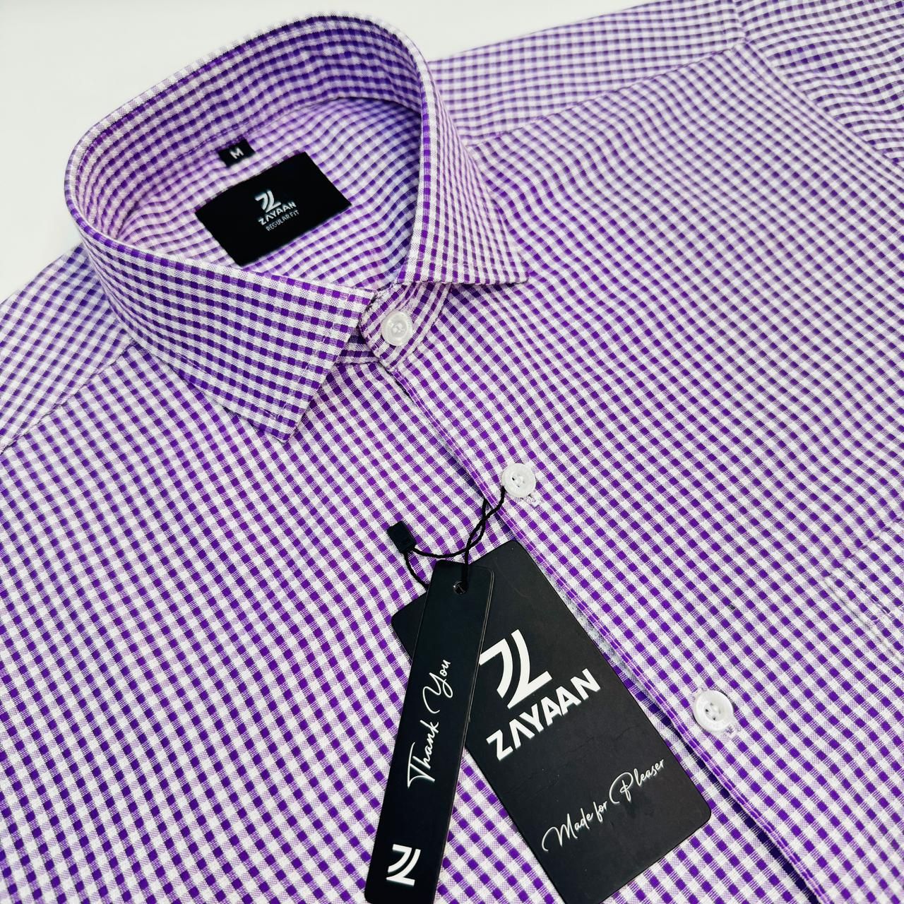 Casual Shirt for Men&#39;s- Purple