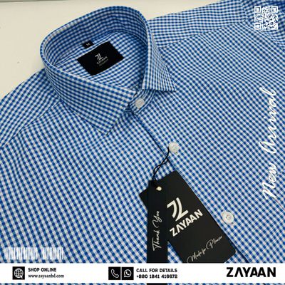 Casual Shirt for Men&#39;s - Blue