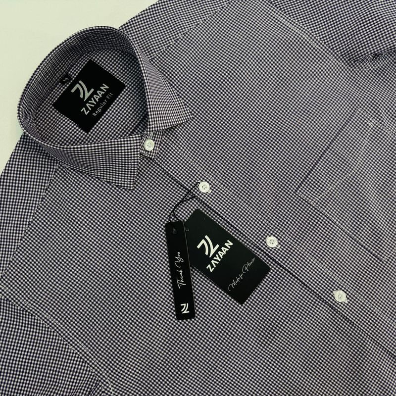 Casual Shirt for Men's - Purple Color.