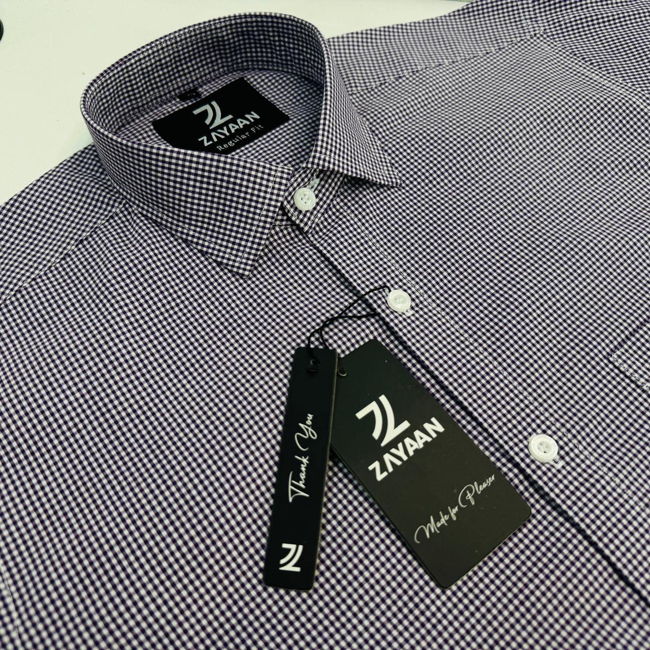 Casual Shirt for Men's - Purple Color.