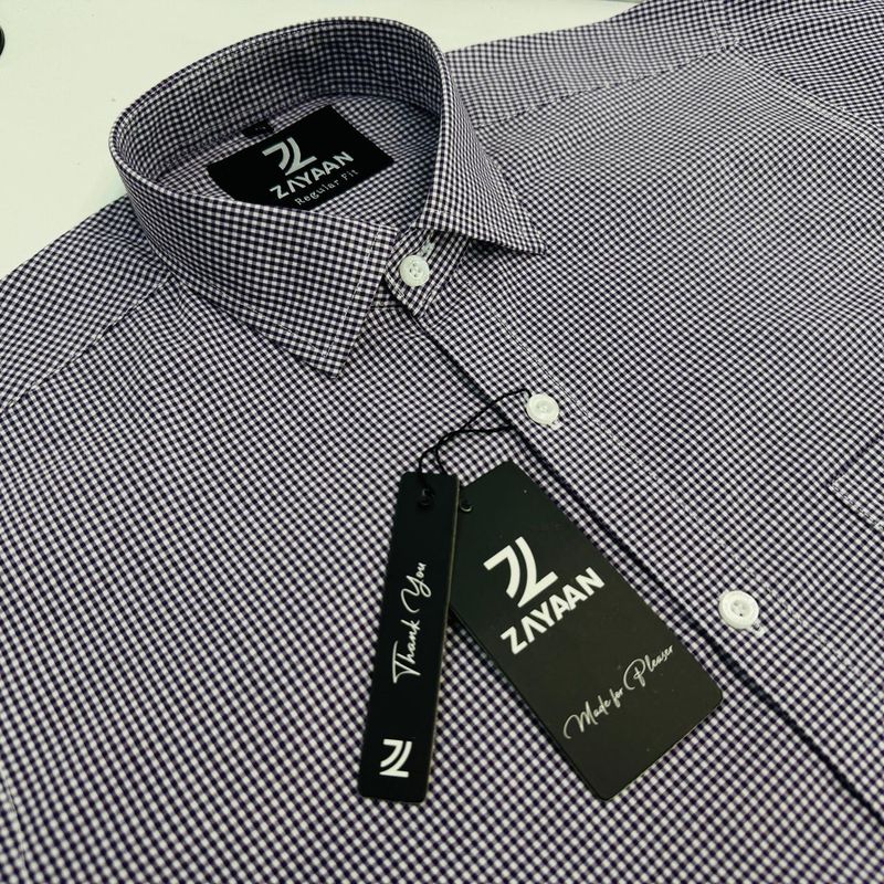 Casual Shirt for Men's - Purple Color.
