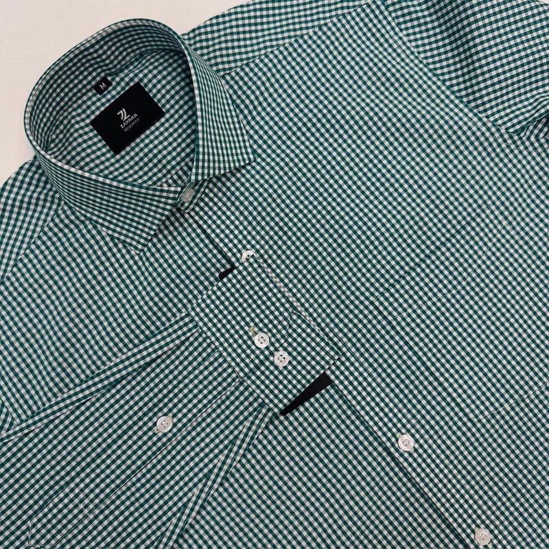 Casual Shirt for Men's- Sea Green