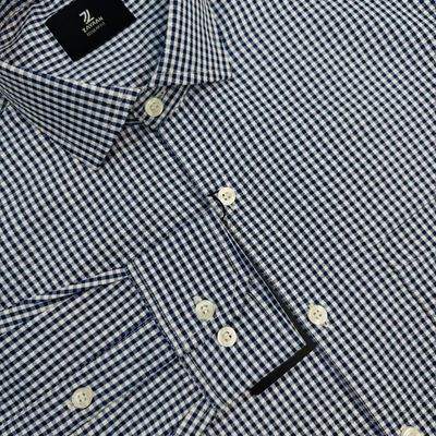Casual Shirt for Men's- Navy Blue.