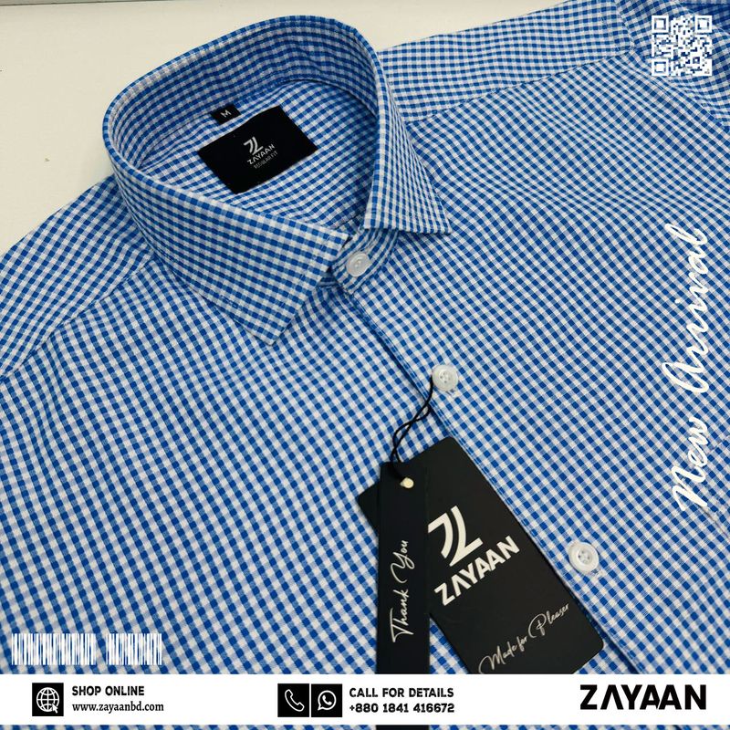 Casual Shirt for Men's - Blue