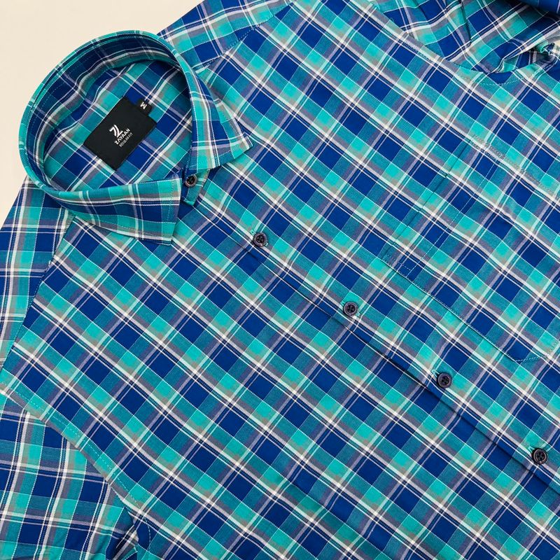 Fine Cotton Men's Full Sleeves Shirt