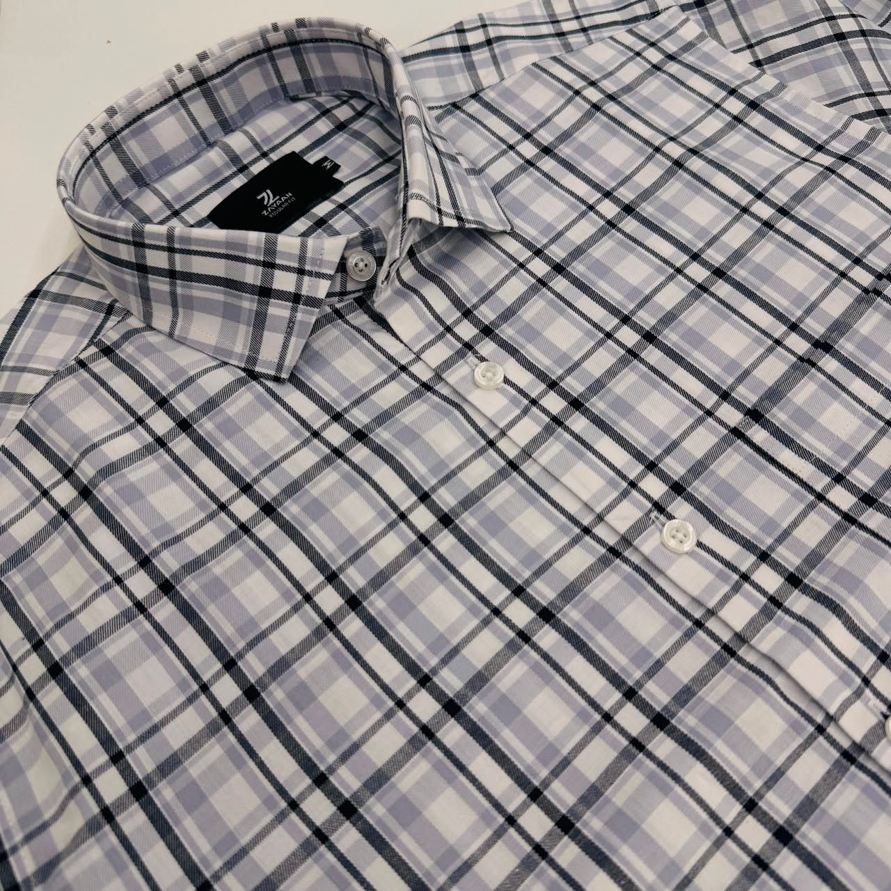 Fine Cotton Men's Full Sleeves Shirt