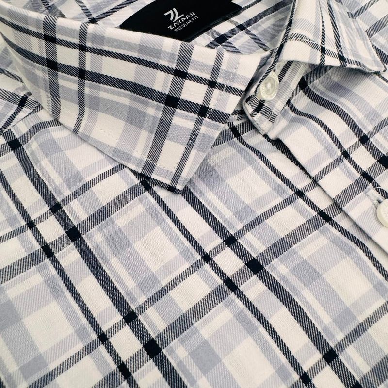 Fine Cotton Men's Full Sleeves Shirt