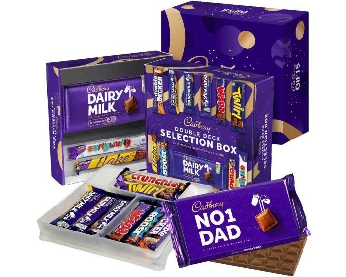 CADBURY NO 1 DAD CHOCOLATE SELECTION BOX GIFT