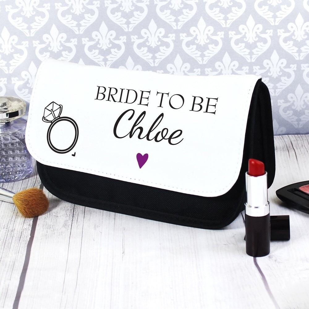 Personalised Wedding Make Up Bag